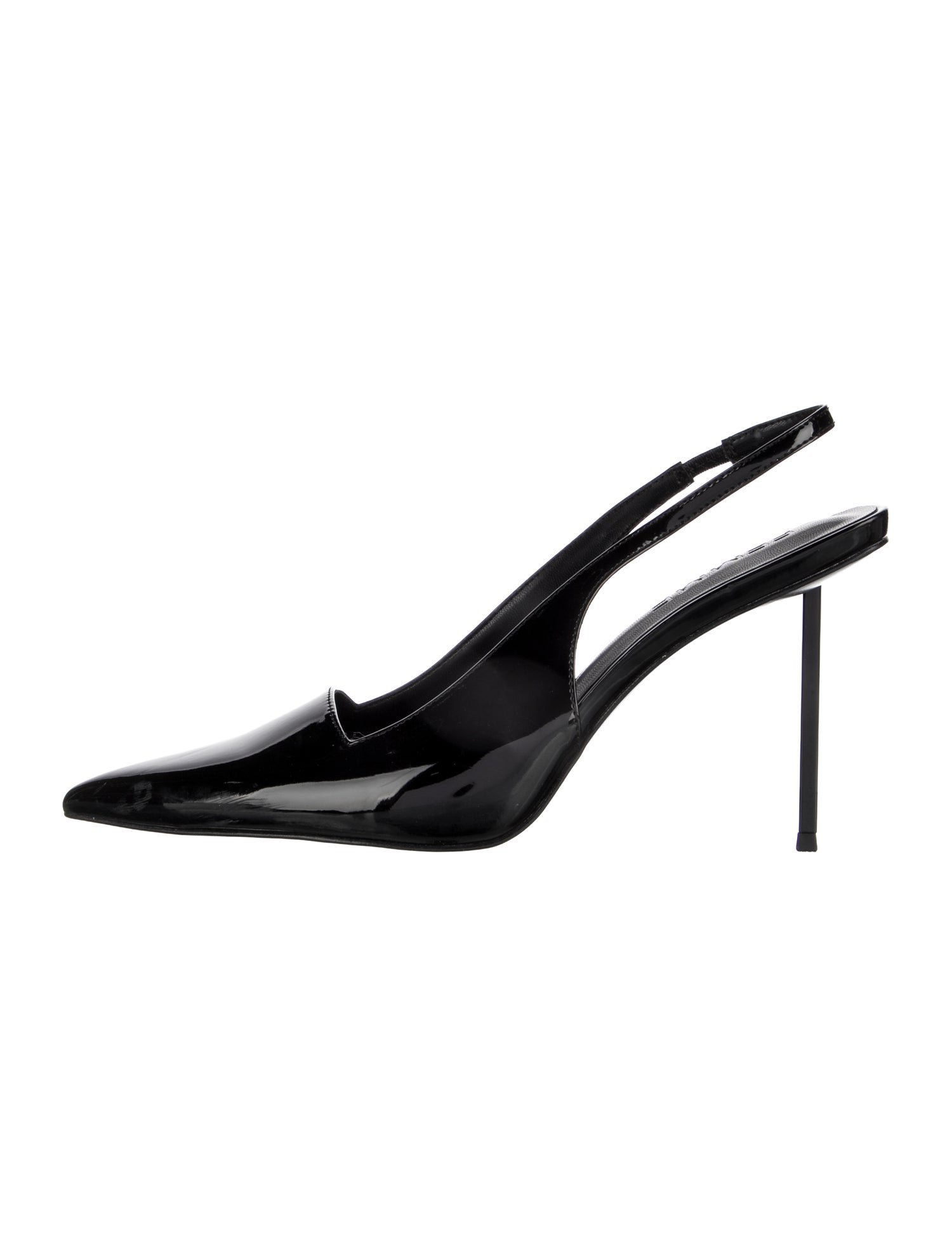 Femme LA Patent Leather Slingback Pumps