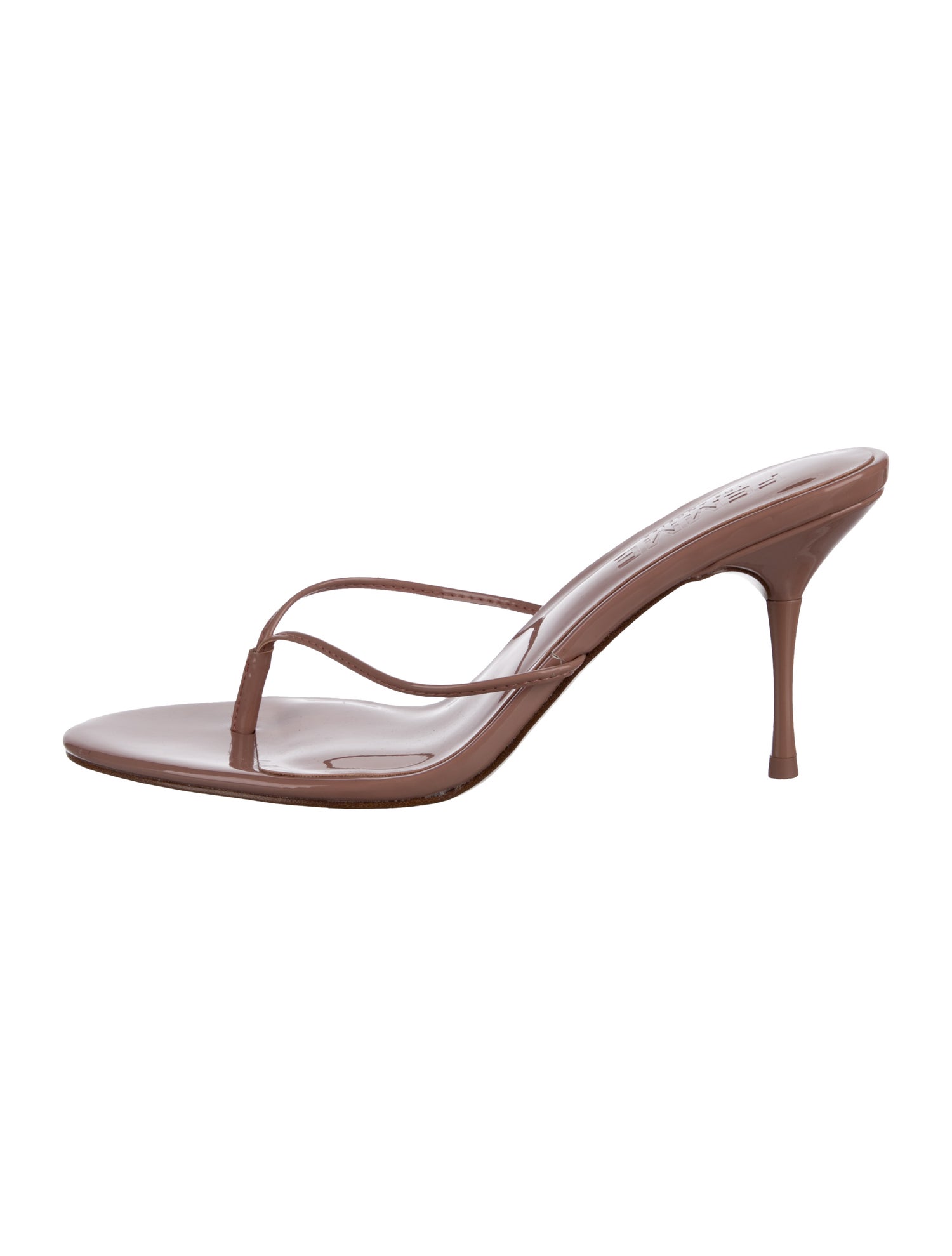 Femme LA Patent Leather Slides