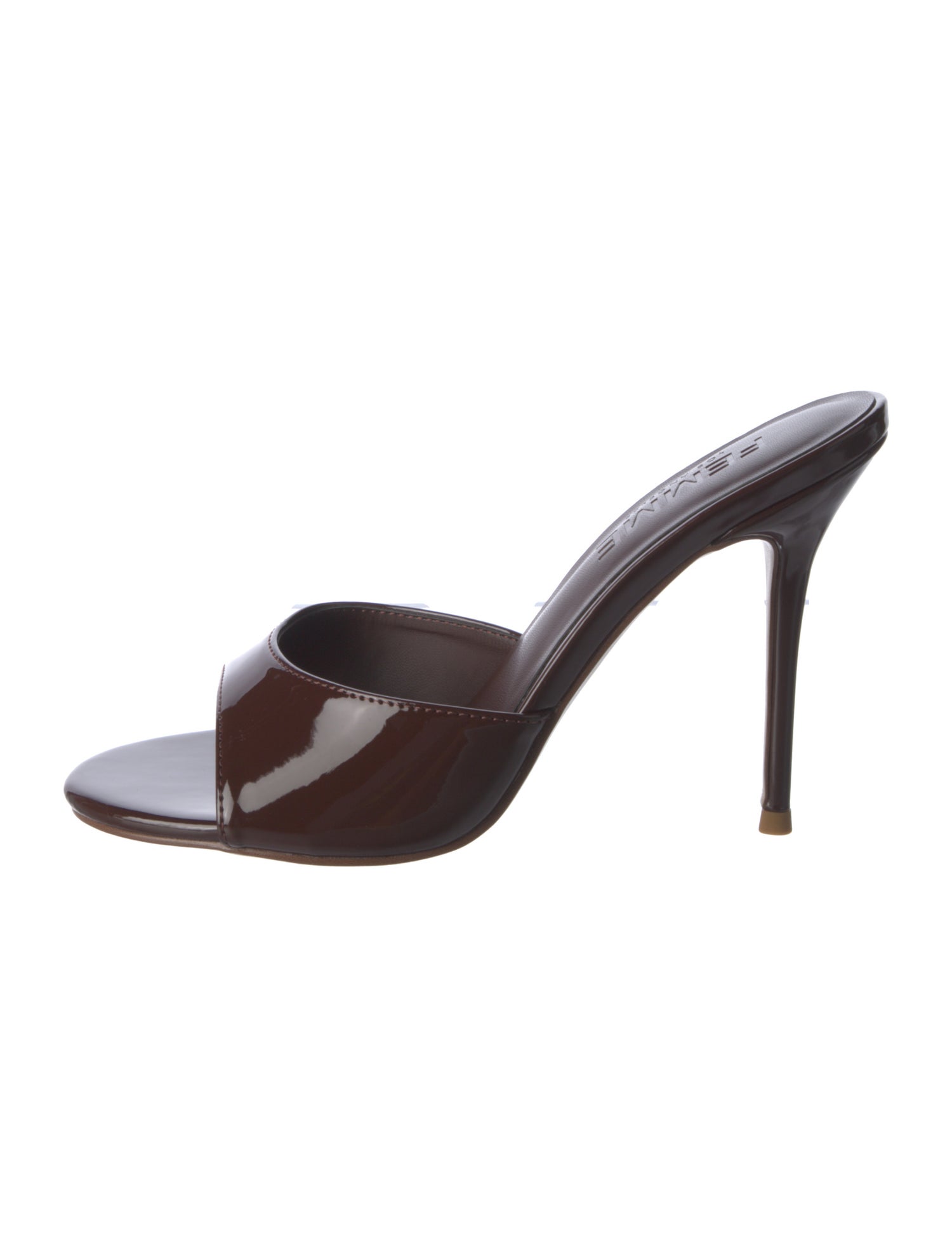 Femme LA Patent Leather Mules