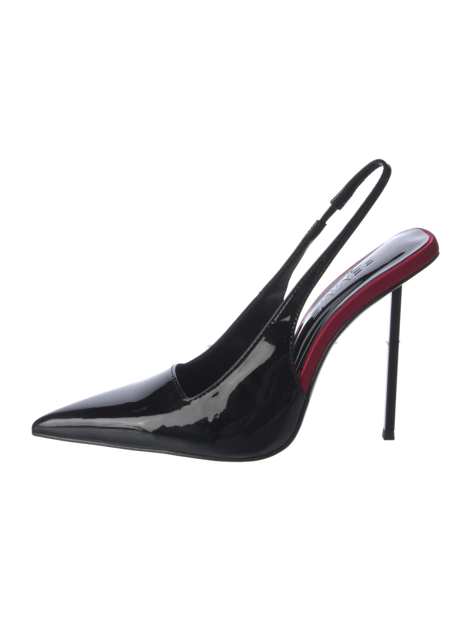 Femme LA Patent Leather Slingback Pumps