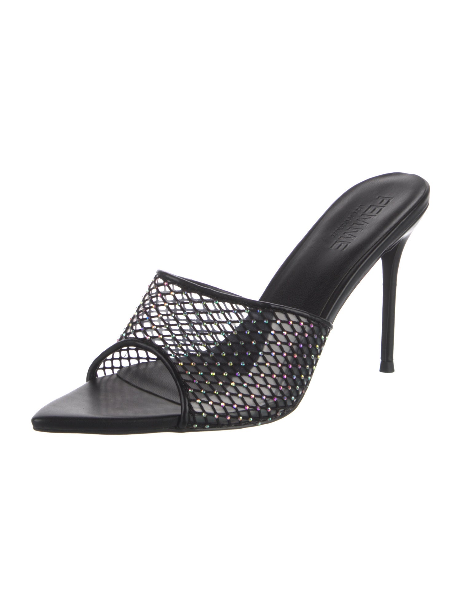 Femme LA Leather Slides