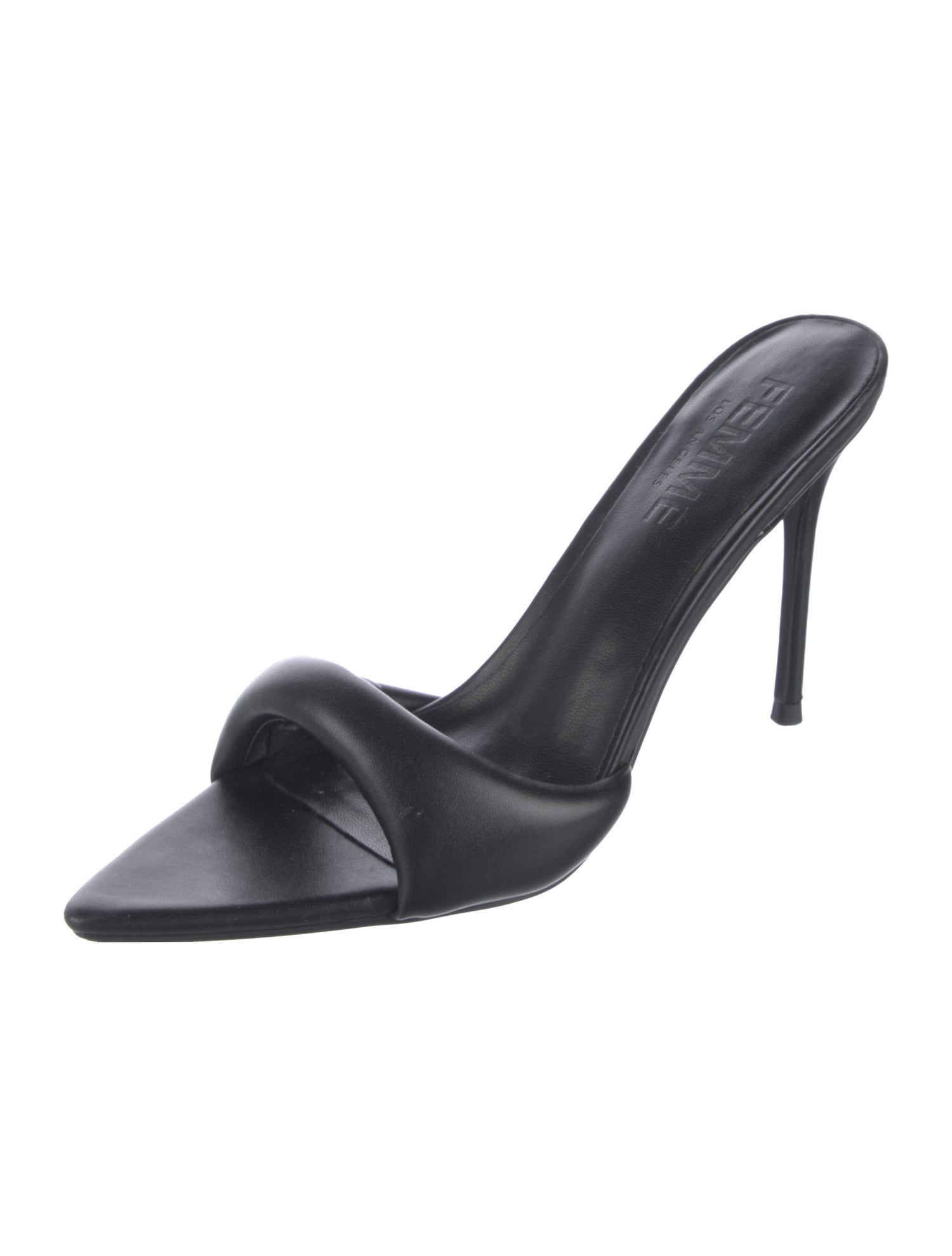 Femme LA Leather Slides