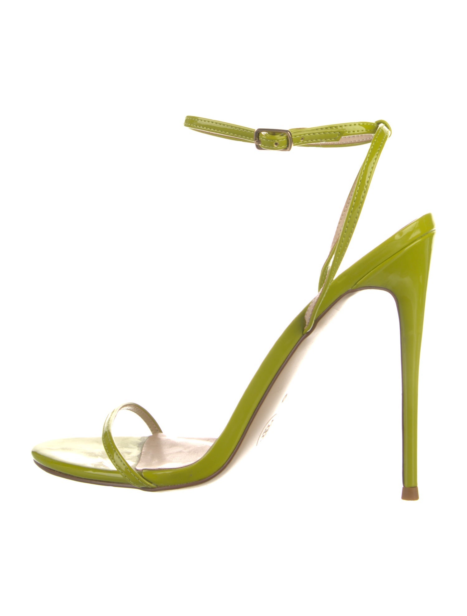 Femme LA Patent Leather Slingback Sandals