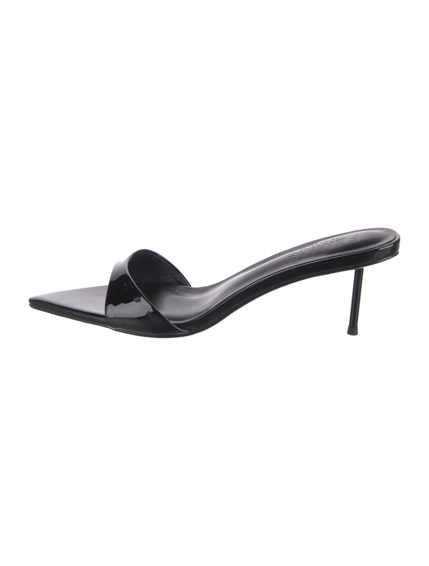 Femme LA Patent Leather Slides