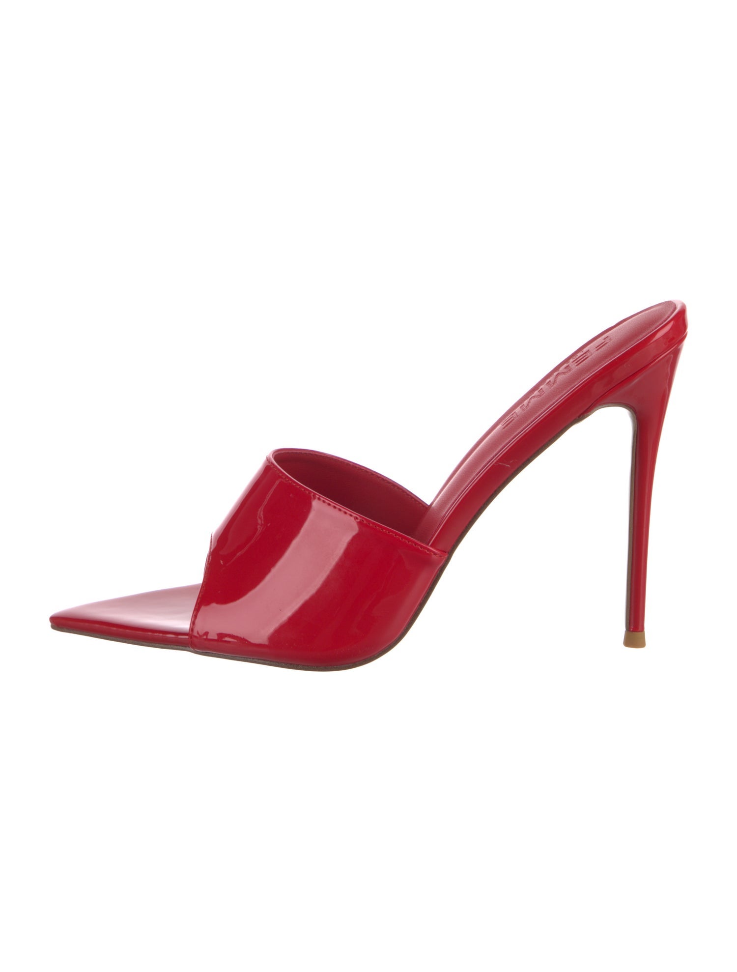 Femme LA Patent Leather Slides