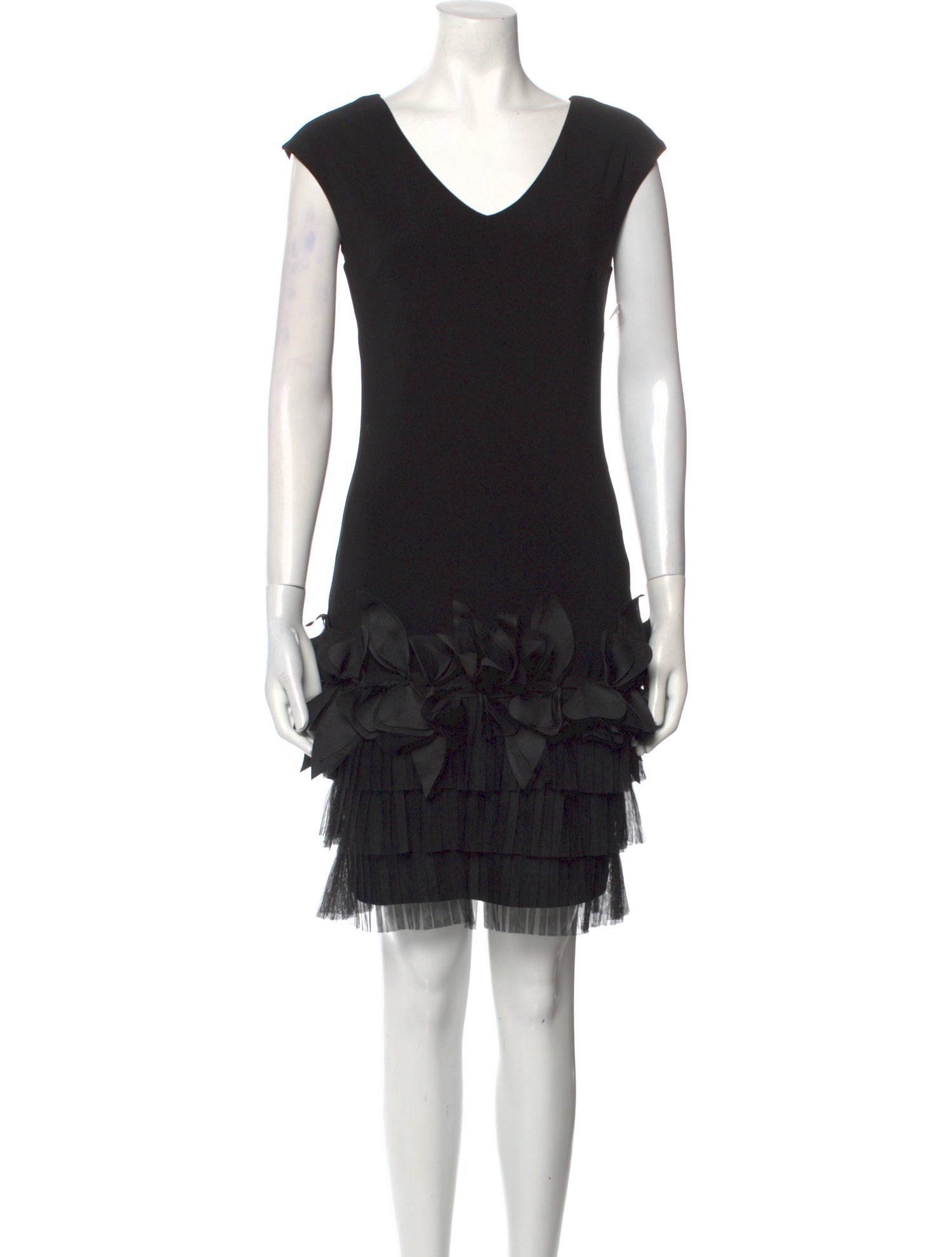 Frank Lyman V-Neck Mini Dress