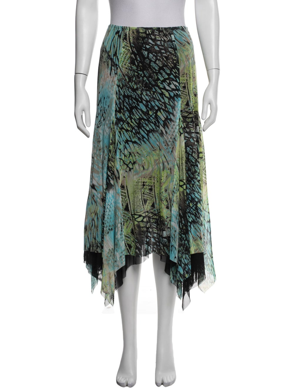 Frank Lyman Printed Midi Length Skirt