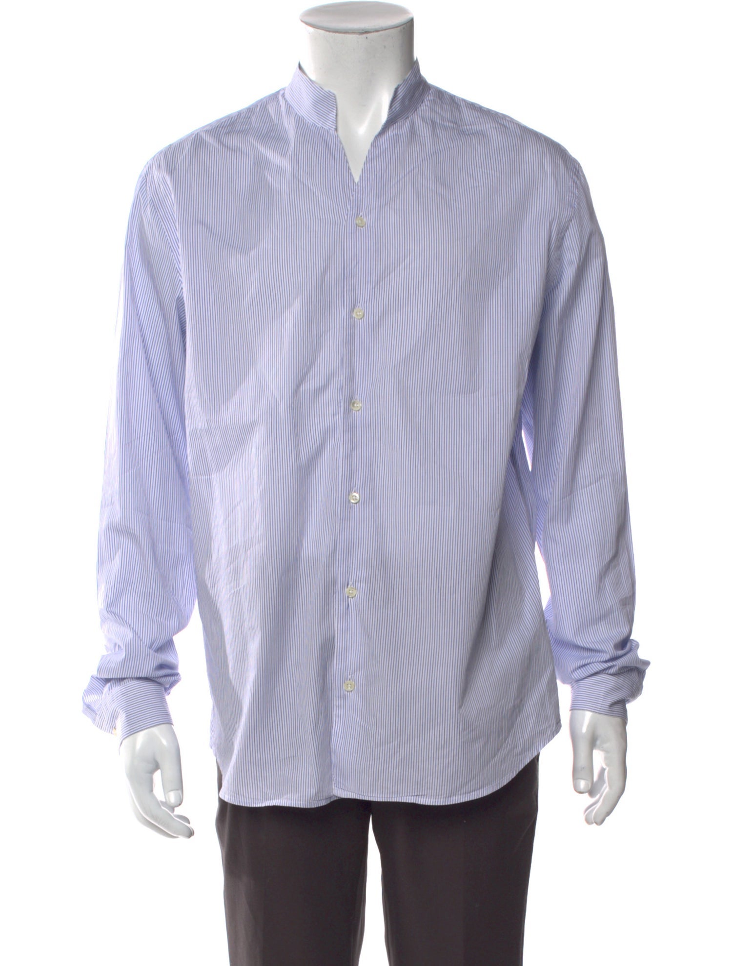 Figaret Paris Striped Long Sleeve Dress Shirt