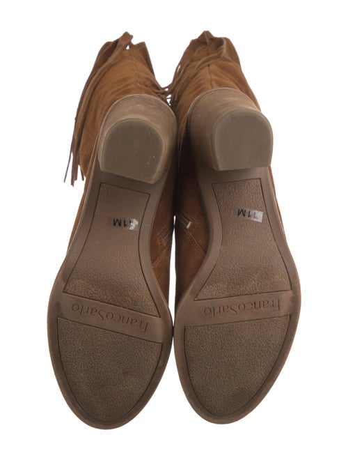 Franco Sarto Suede Tassel Accents Boots