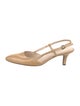 Franco Sarto Leather Slingback Pumps
