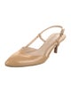 Franco Sarto Leather Slingback Pumps