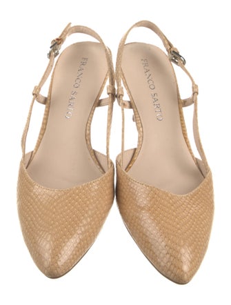 Franco Sarto Leather Slingback Pumps