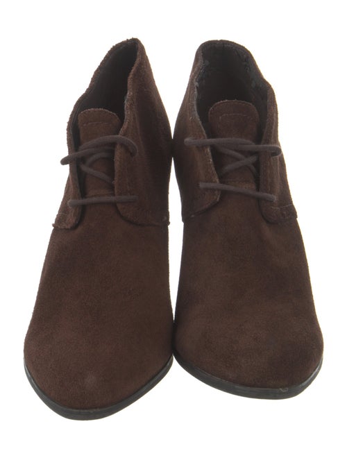 Franco Sarto Suede Lace-Up Boots