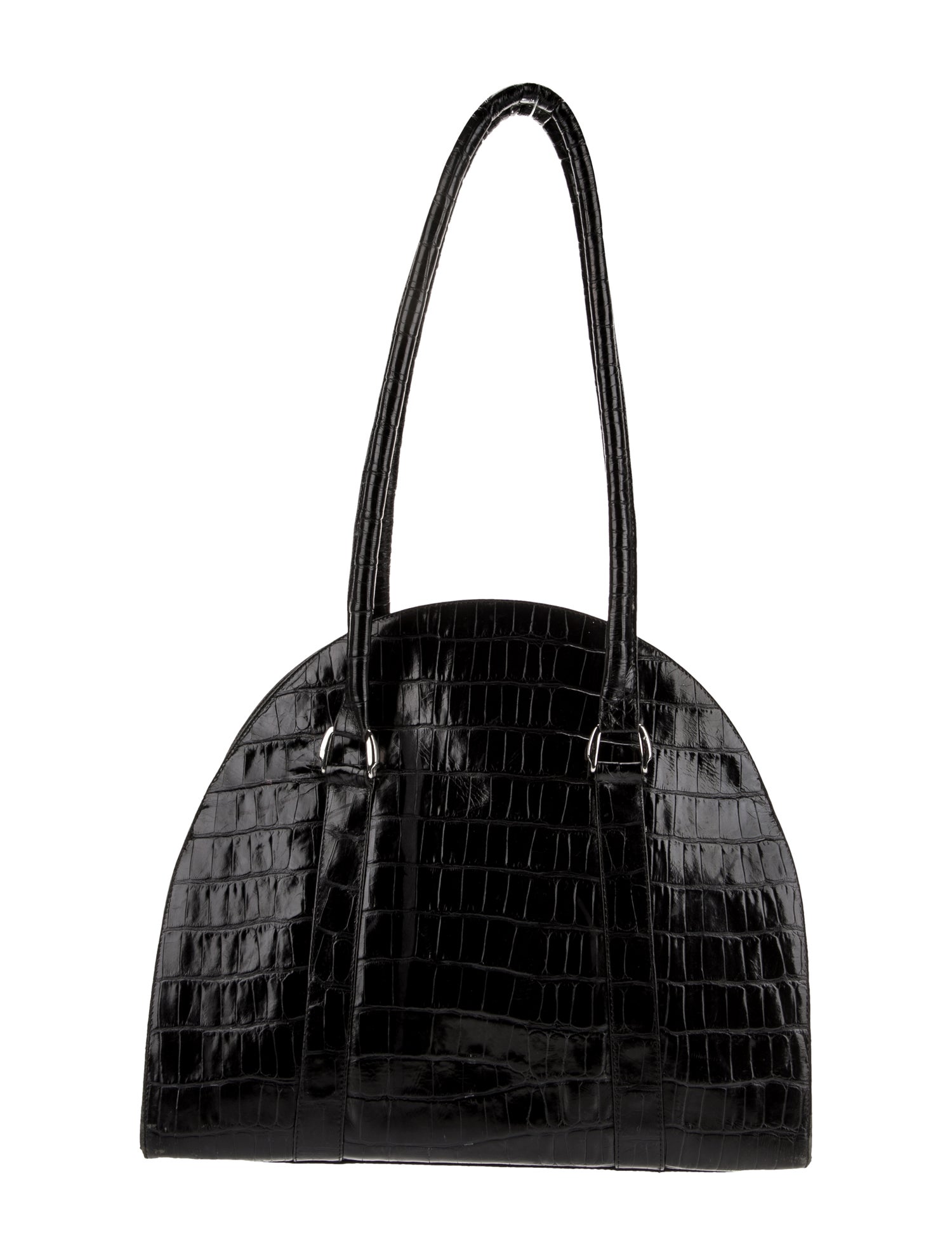 Galo Embossed Leather Shoulder Bag