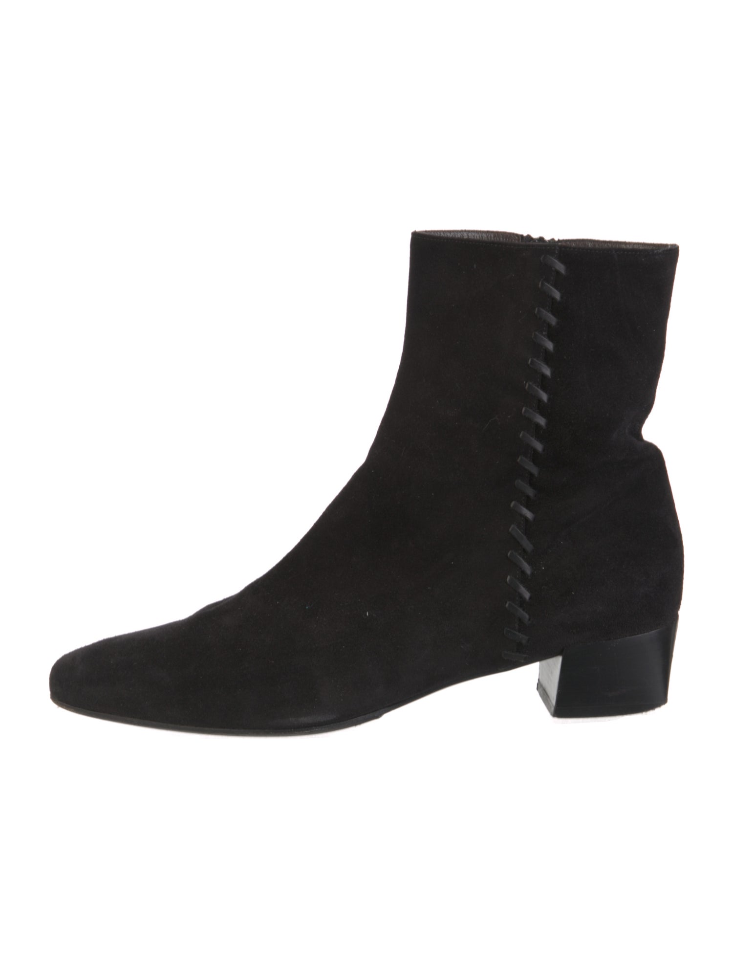 Galo Suede Whipstitch Trim Boots