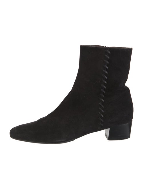 Galo Suede Whipstitch Trim Boots
