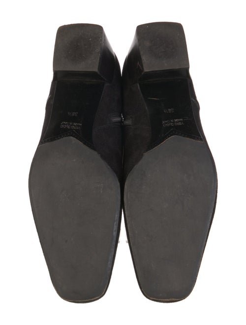 Galo Suede Whipstitch Trim Boots