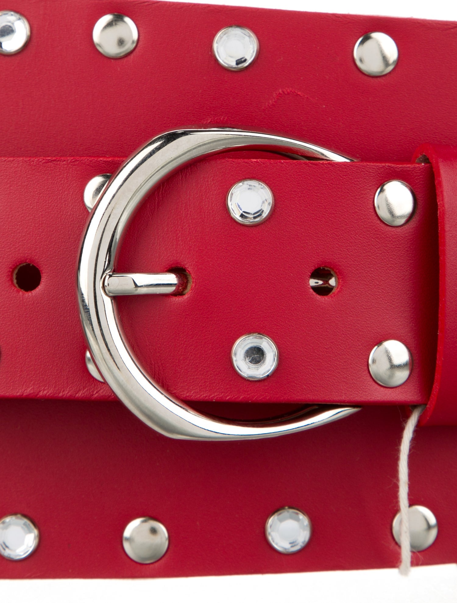 Gimaguas Wide Leather Waist Belt - Red Belts, Accessories