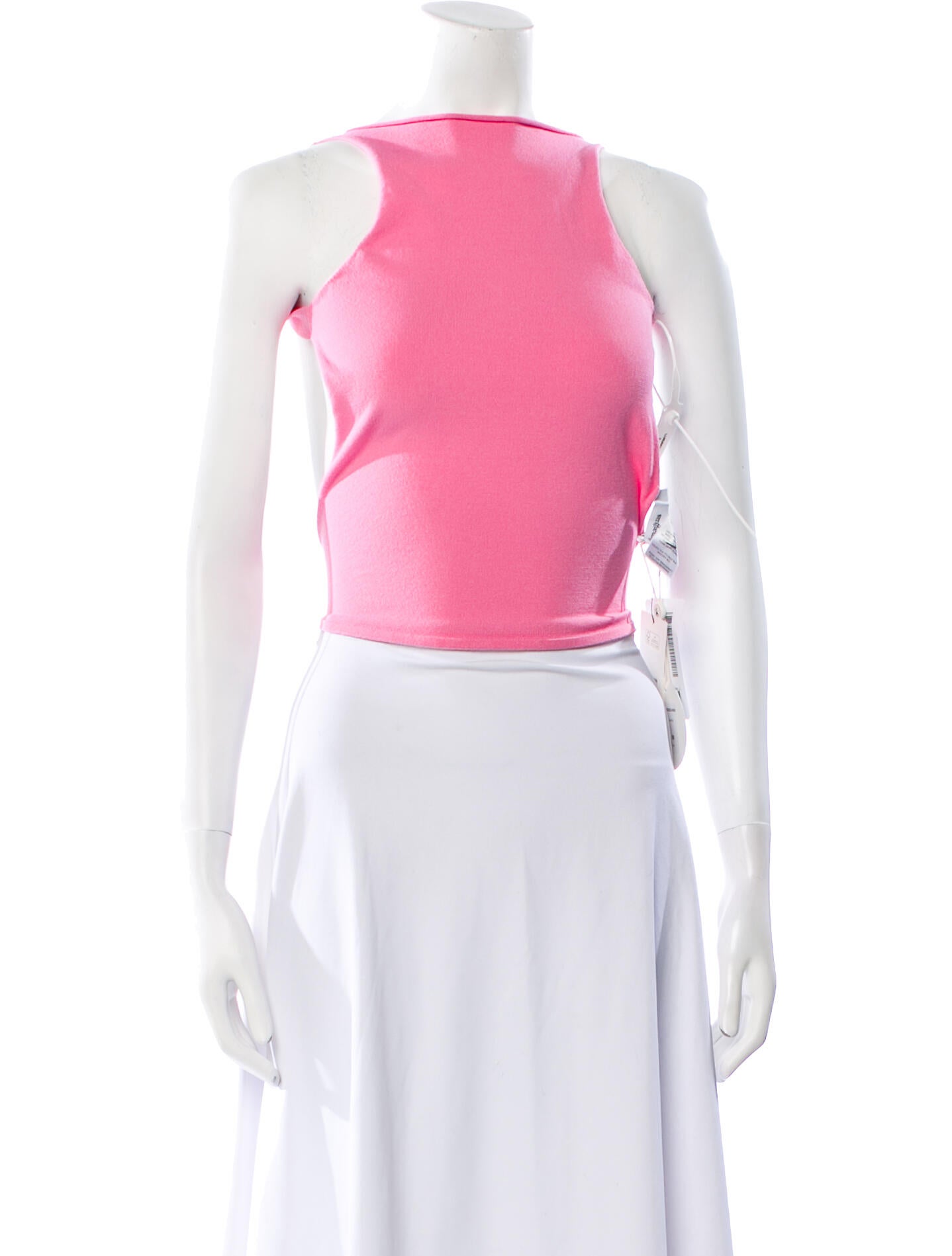 Gimaguas Bateau Neckline Sleeveless Crop Top w/ Tags
