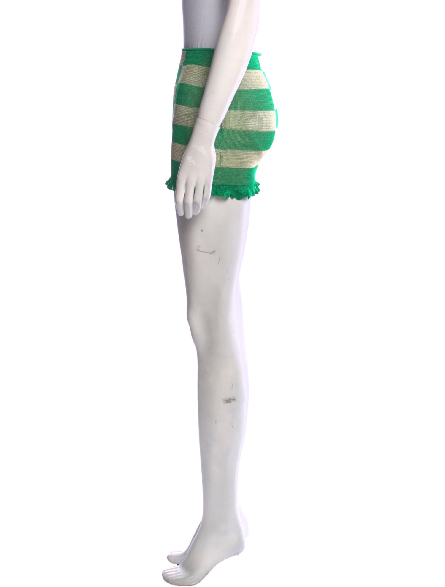 Gimaguas Colorblock Pattern Mini Skirt