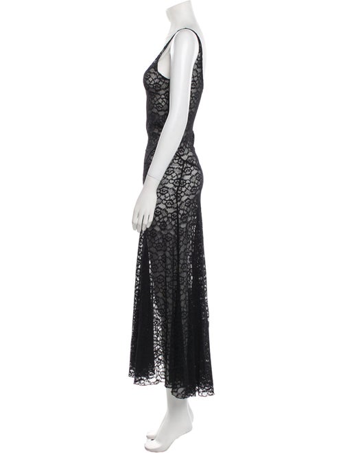 Gimaguas Lace Pattern Long Dress