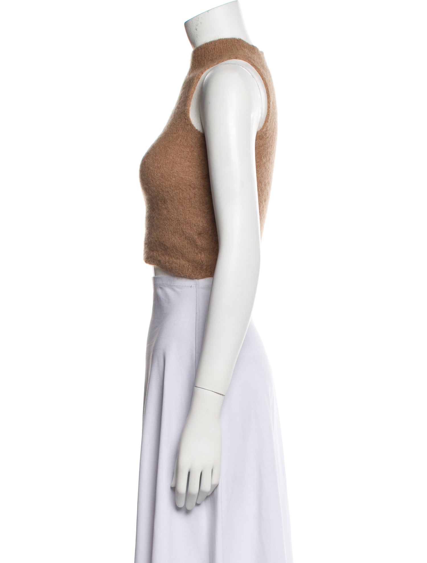 Gimaguas Alpaca Mock Neck Crop Top