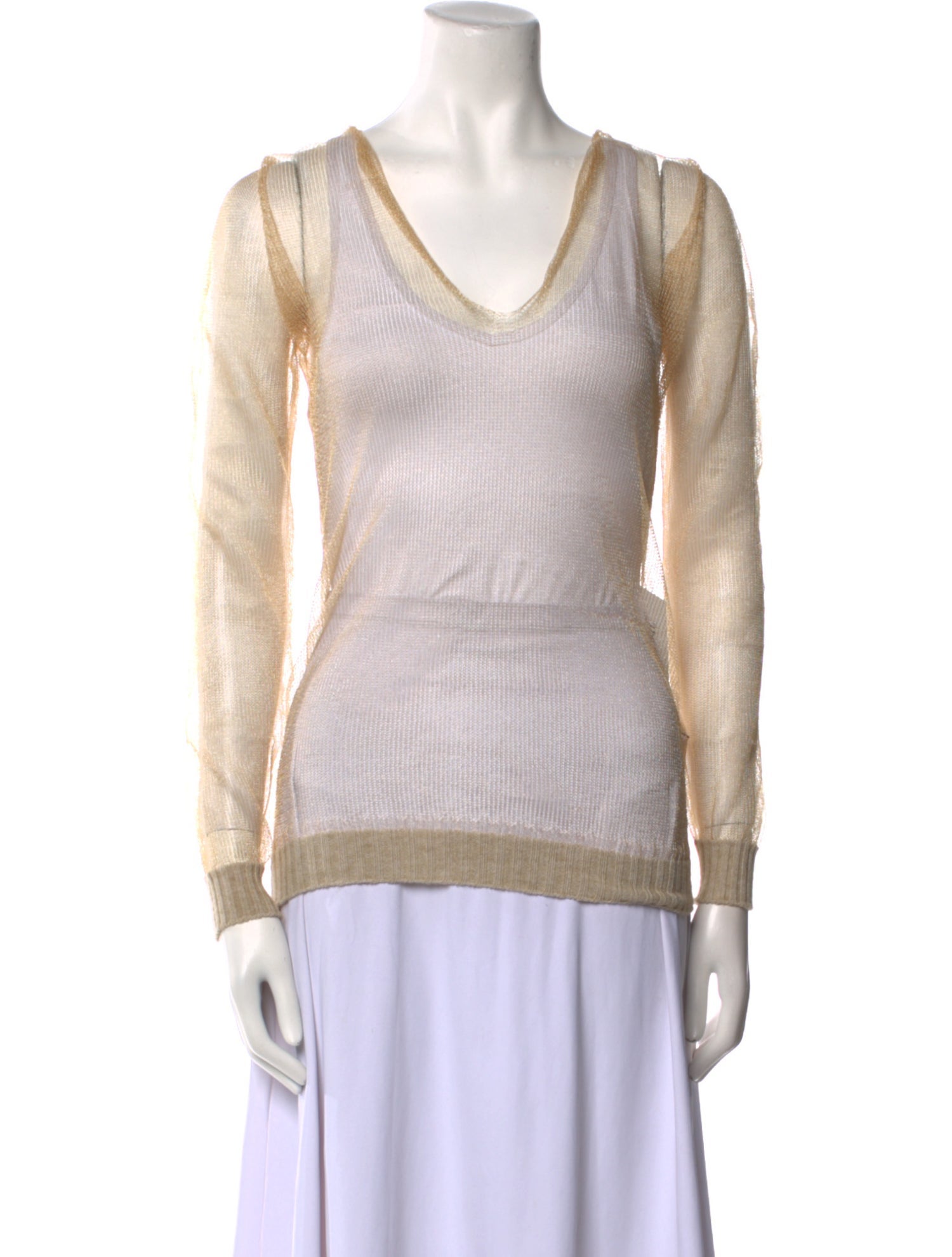 Gimaguas V-Neck Long Sleeve Top