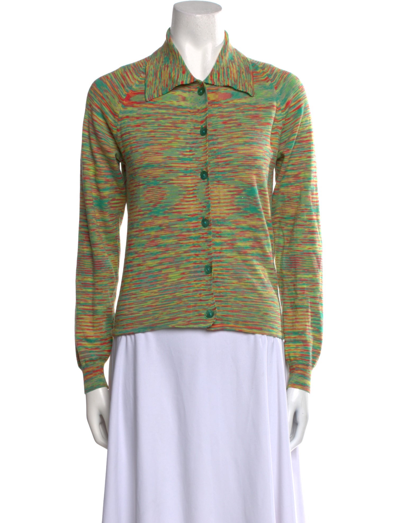 Gimaguas Printed Long Sleeve Button-Up Top