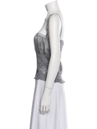 Gimaguas Square Neckline Sleeveless Crop Top