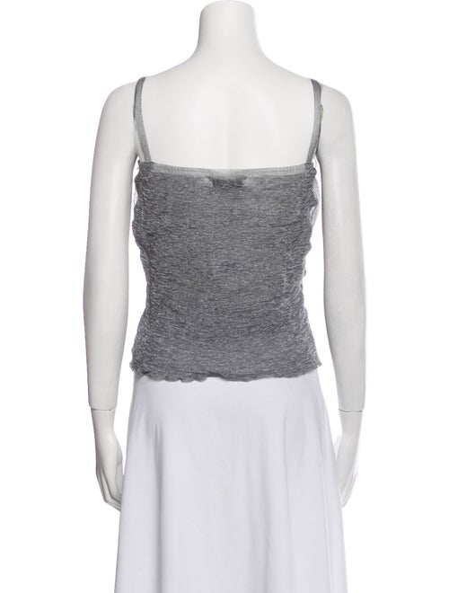 Gimaguas Square Neckline Sleeveless Crop Top