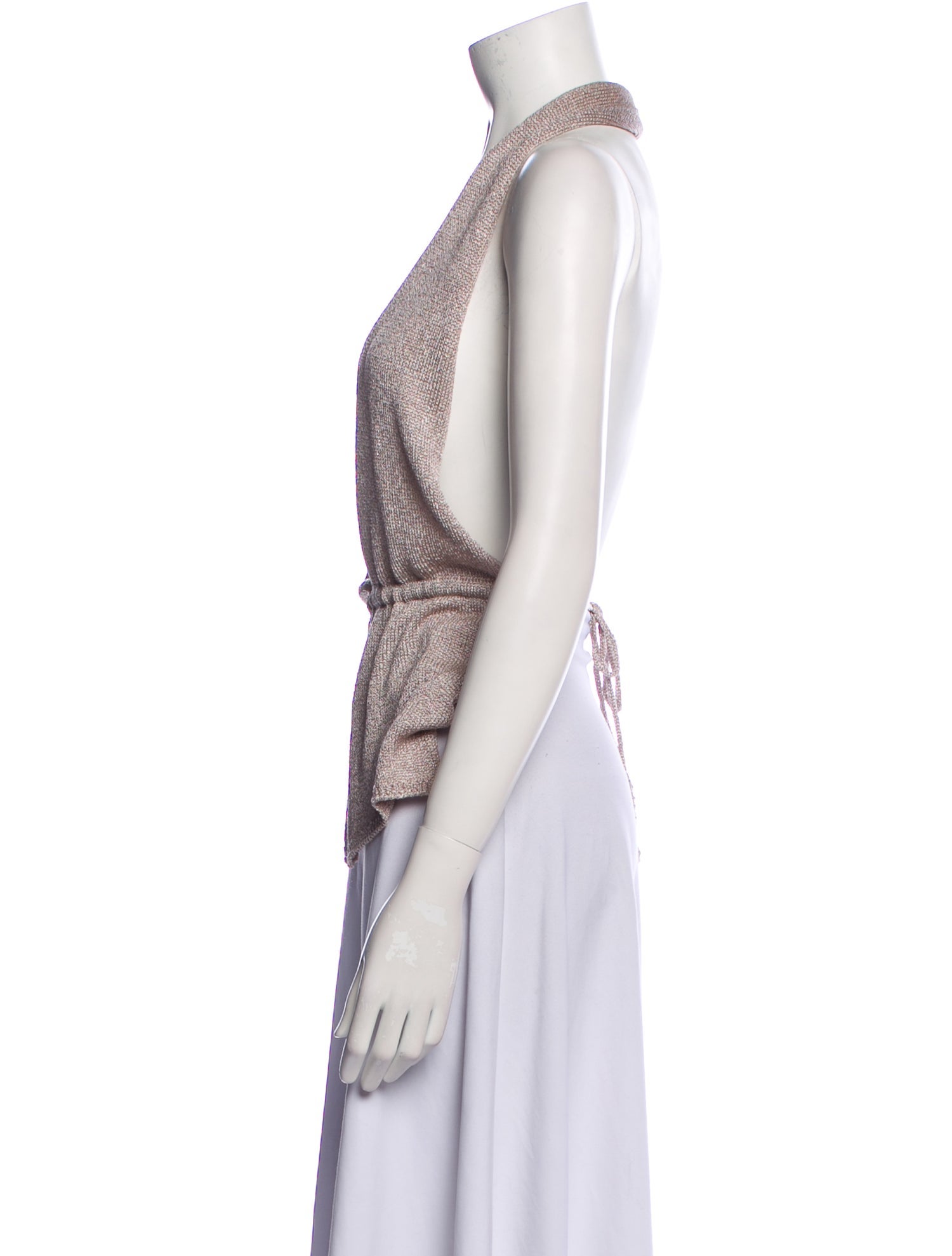 Gimaguas V-Neck Sleeveless Crop Top w/ Tags