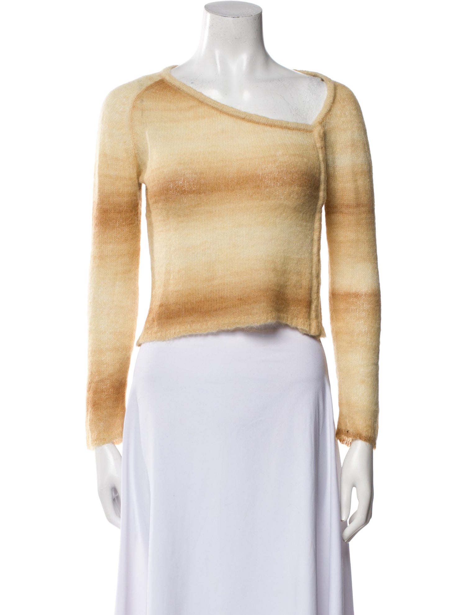 Gimaguas Striped Asymmetrical Sweater