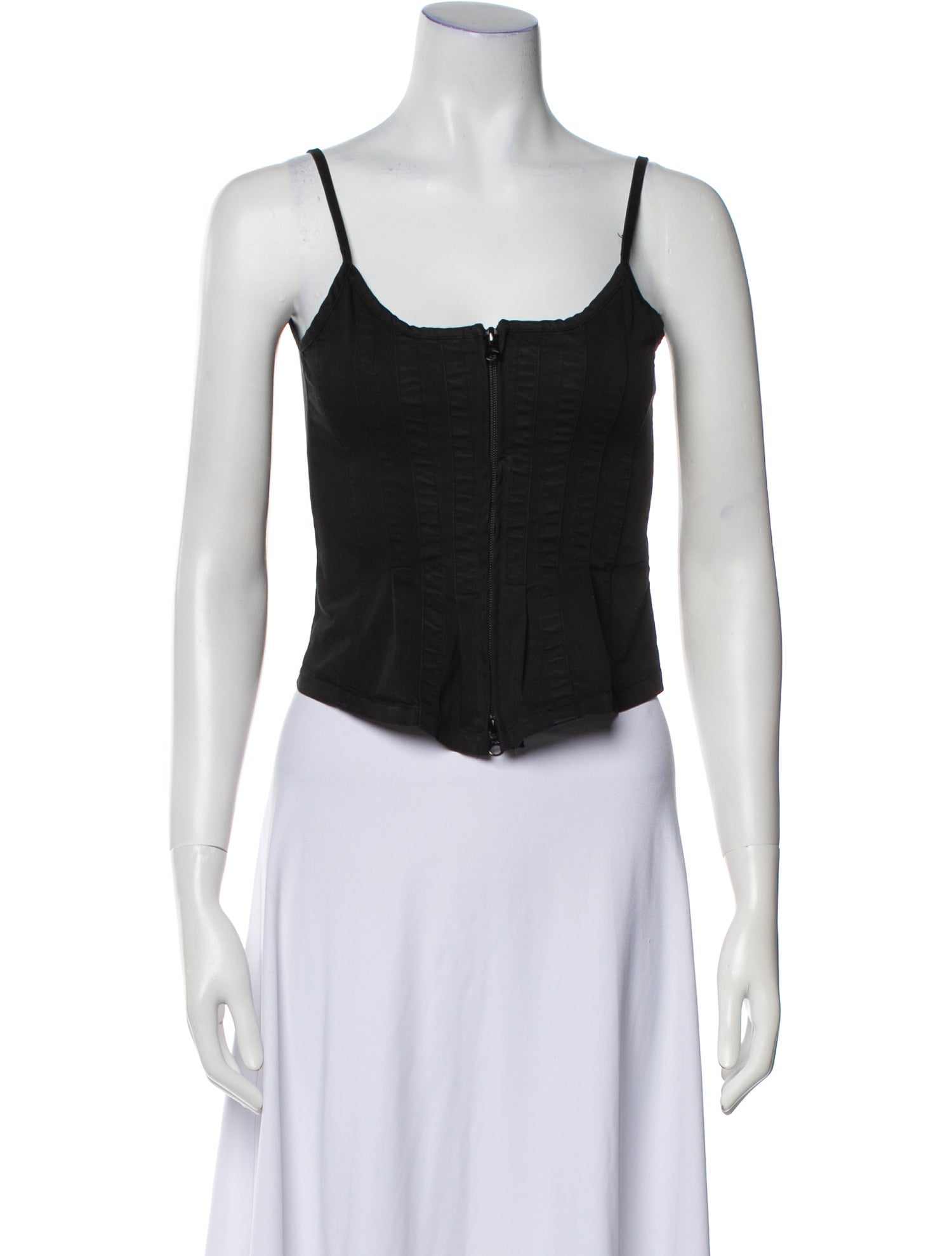 Gimaguas Square Neckline Sleeveless Crop Top w/ Tags