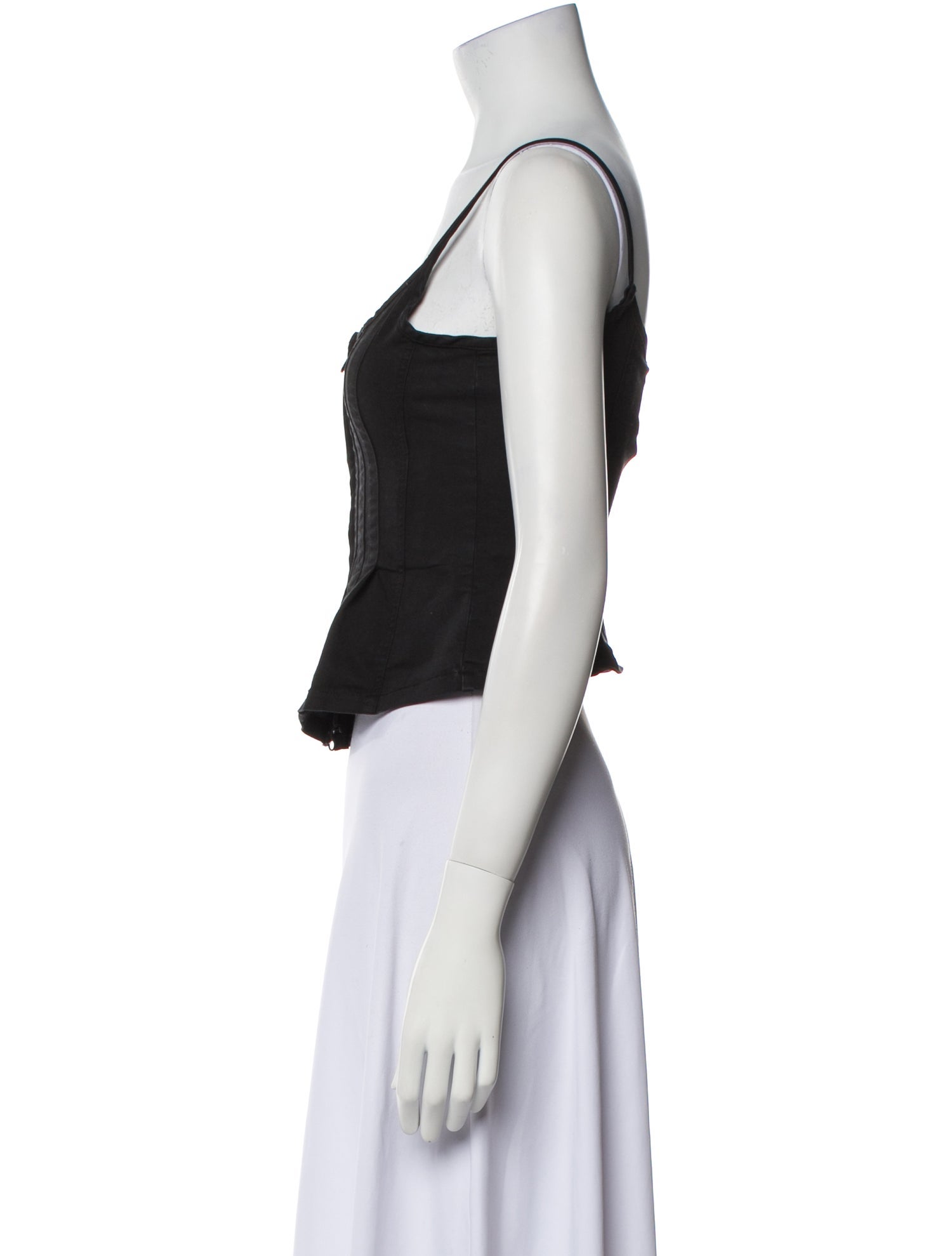 Gimaguas Square Neckline Sleeveless Crop Top w/ Tags