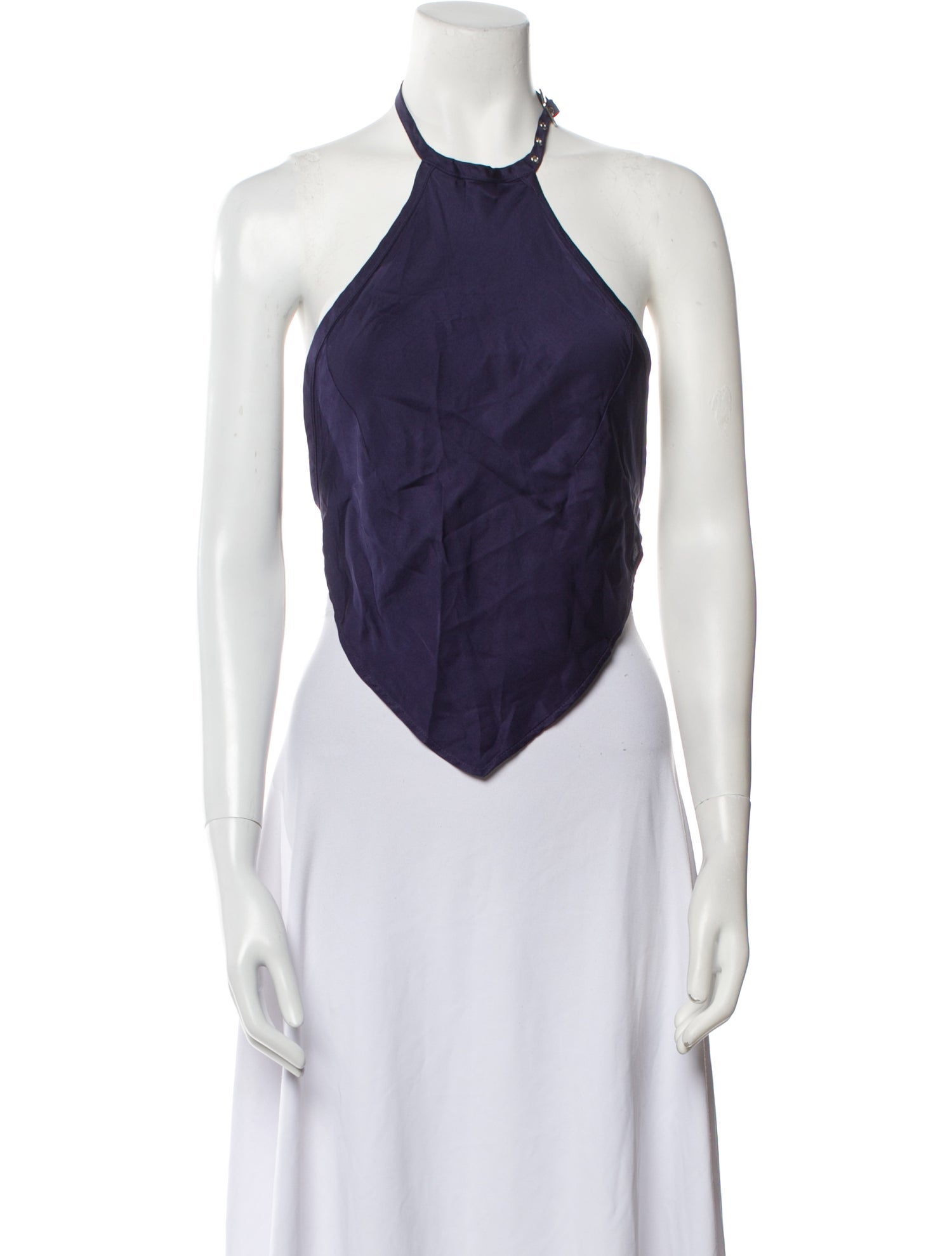 Gimaguas Halterneck Sleeveless Crop Top w/ Tags