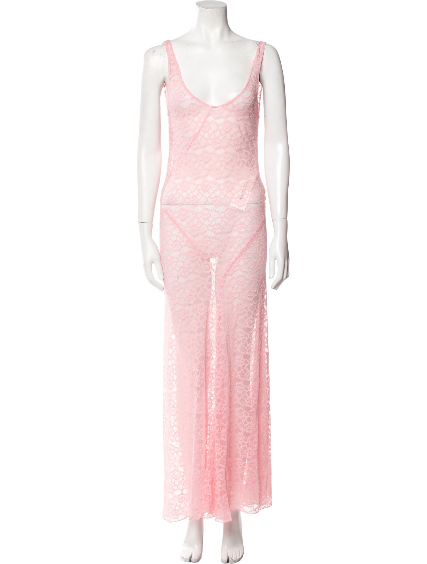Gimaguas Scoop Neck Long Dress