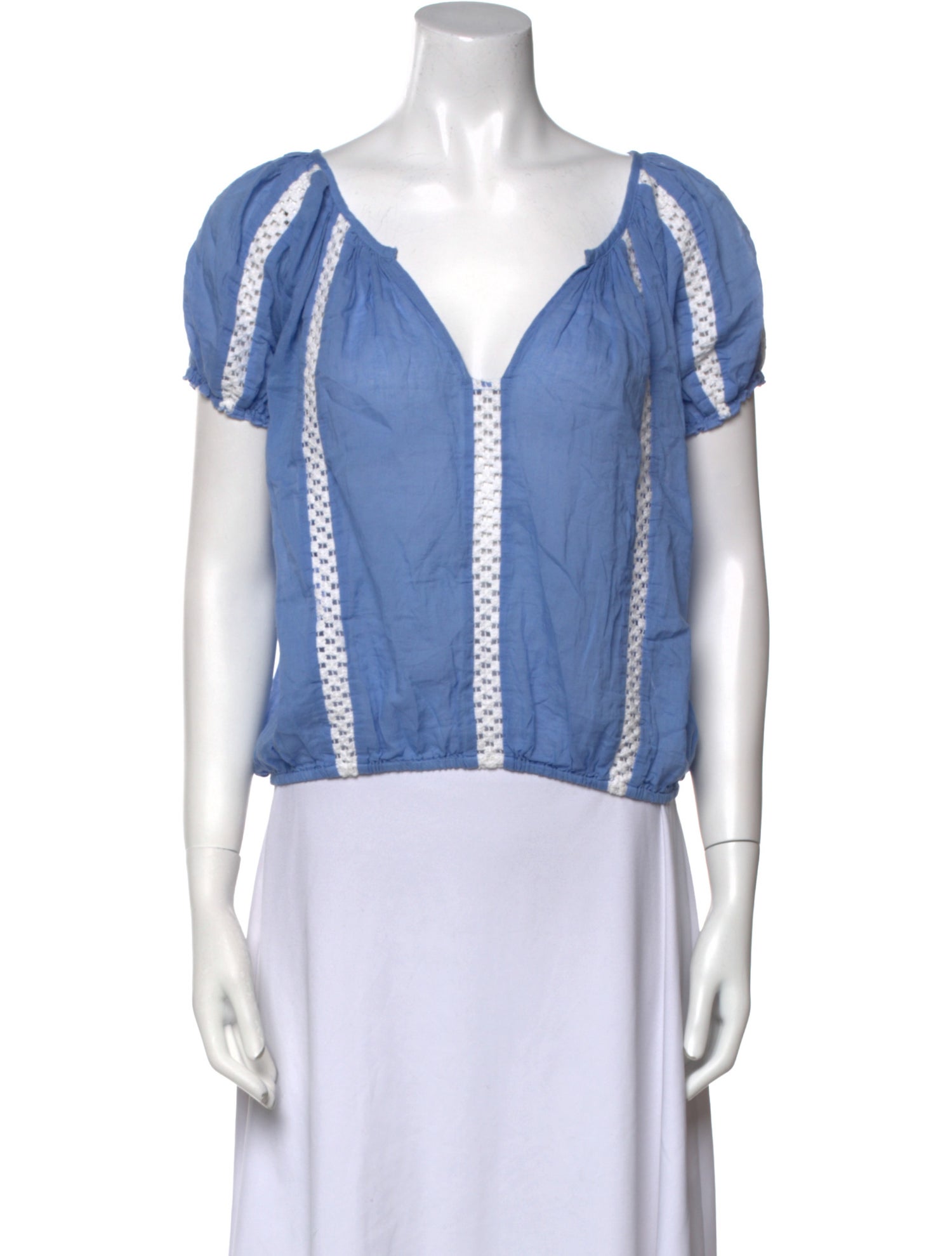 Gimaguas V-Neck Short Sleeve Blouse