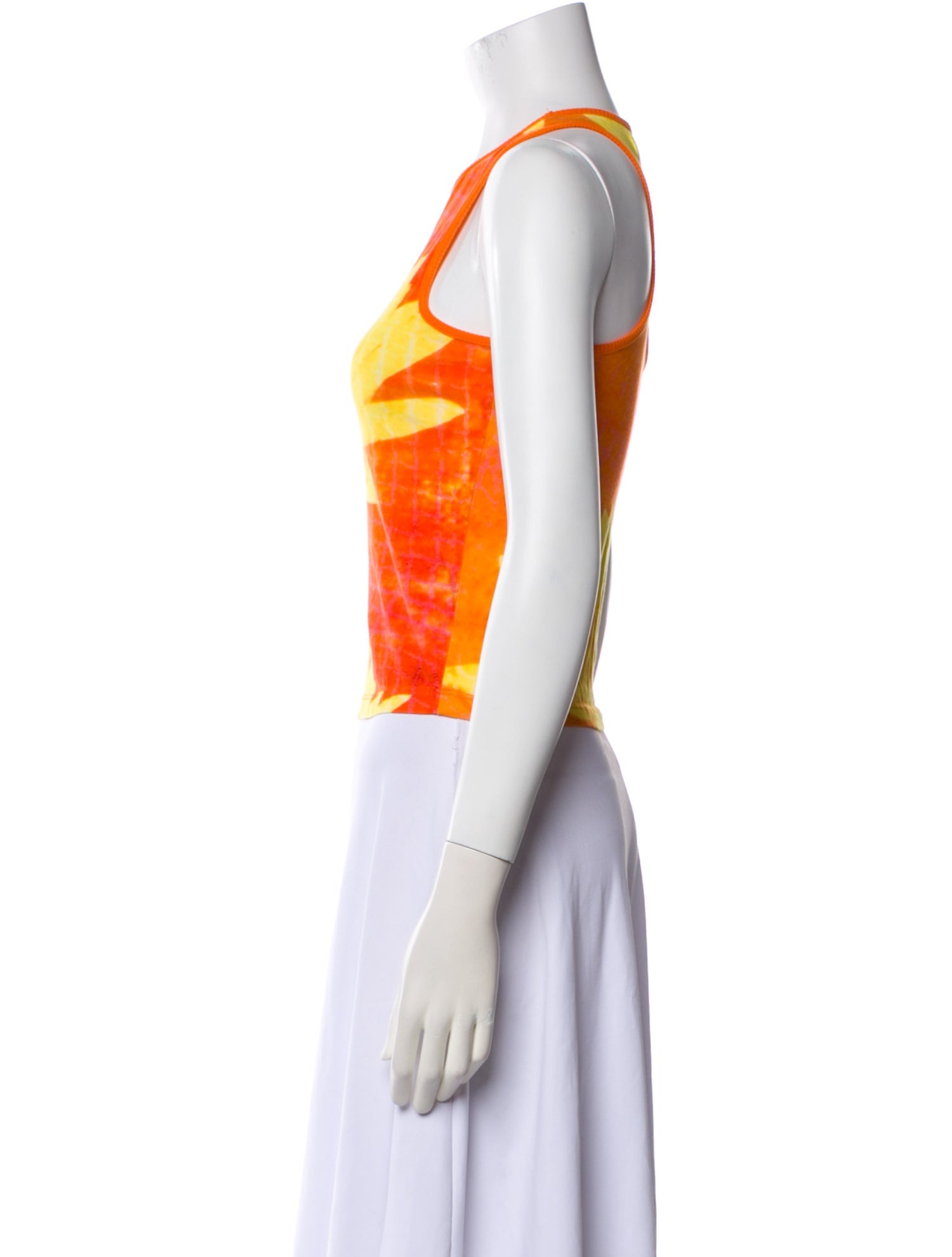 Gimaguas Printed Scoop Neck Top