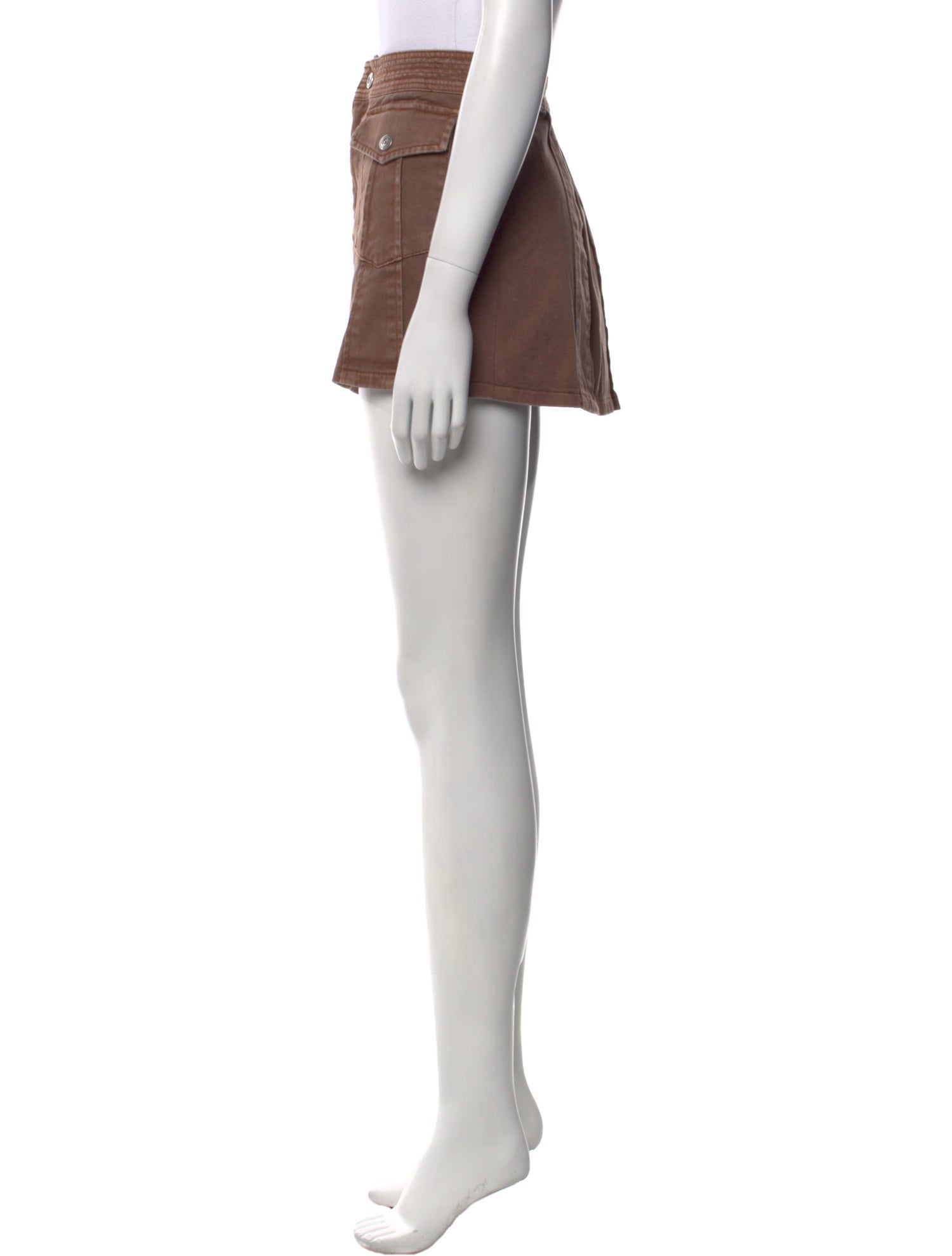 Gimaguas Distressed Accents Mini Skirt