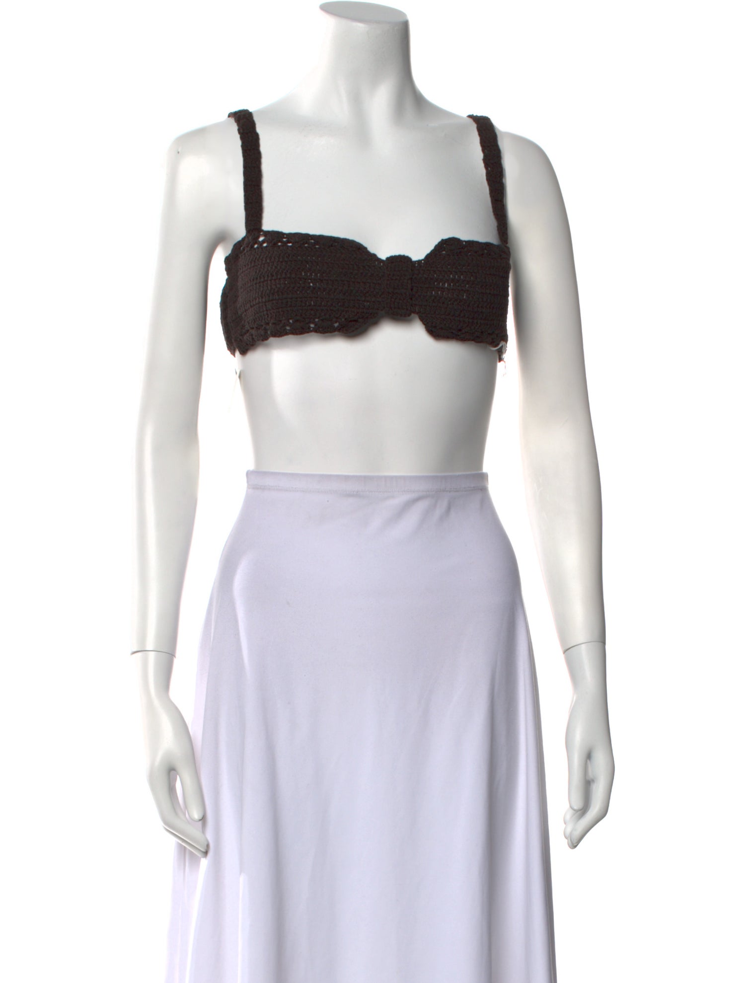 Gimaguas Square Neckline Sleeveless Crop Top w/ Tags