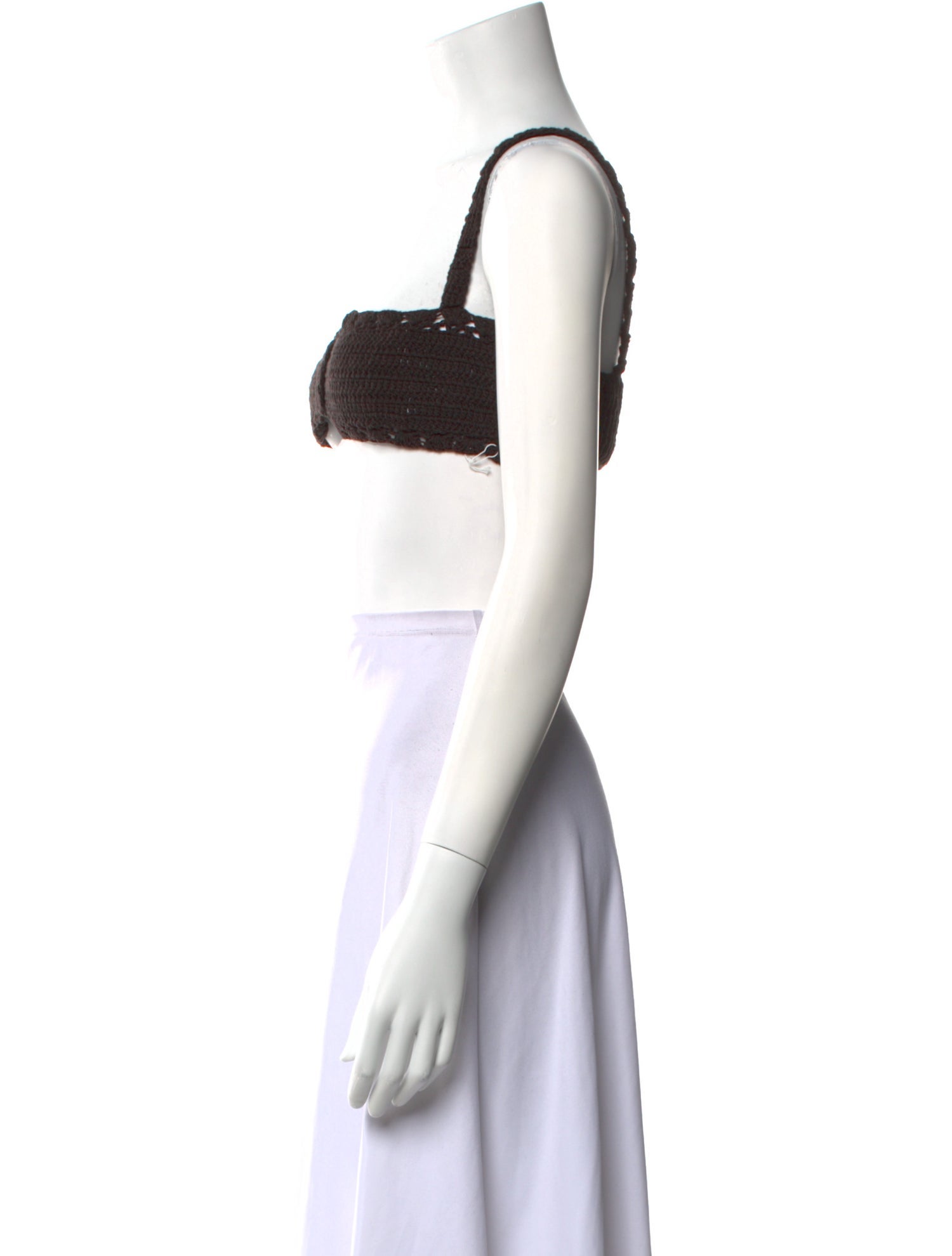 Gimaguas Square Neckline Sleeveless Crop Top w/ Tags