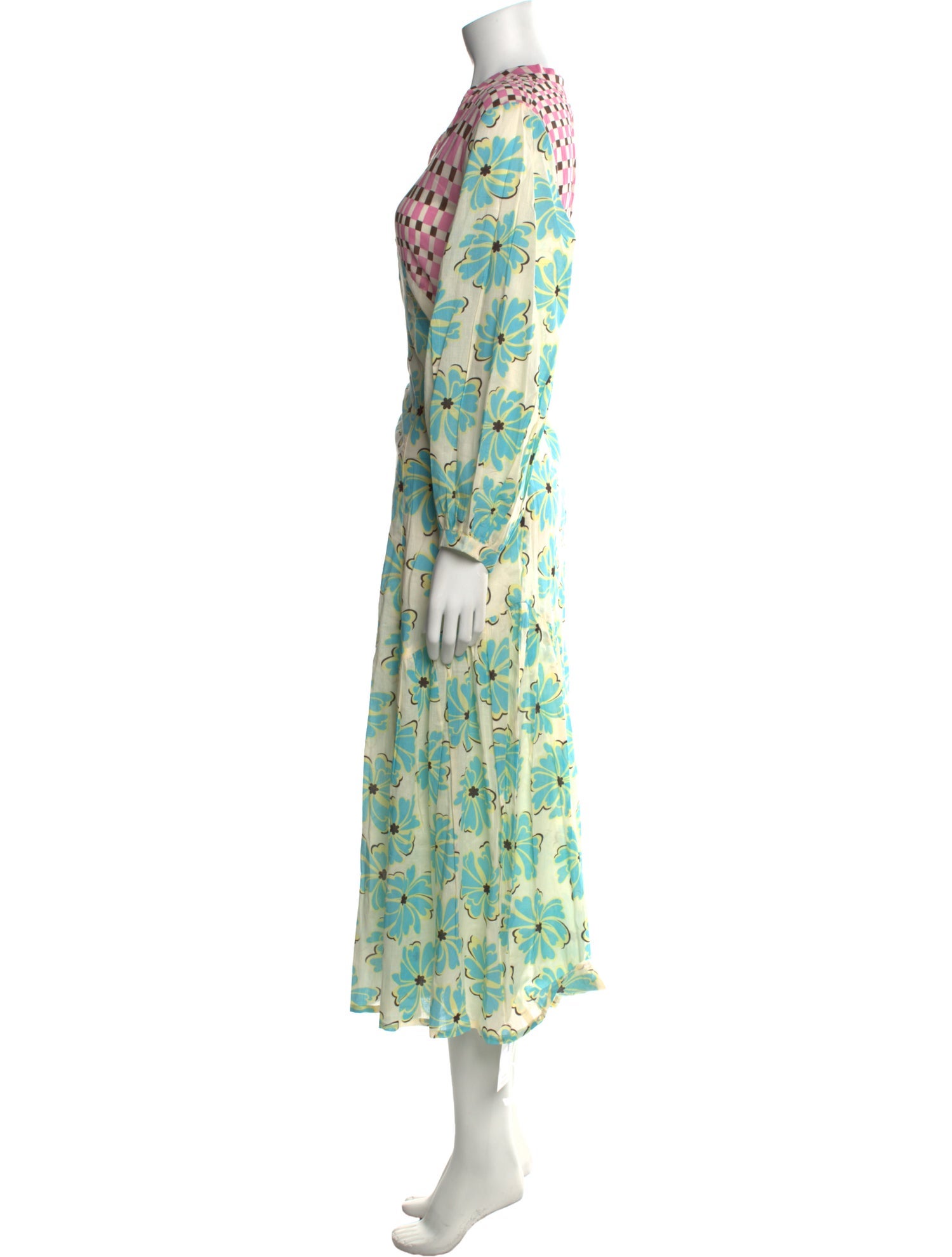 Gimaguas Floral Print Long Dress w/ Tags