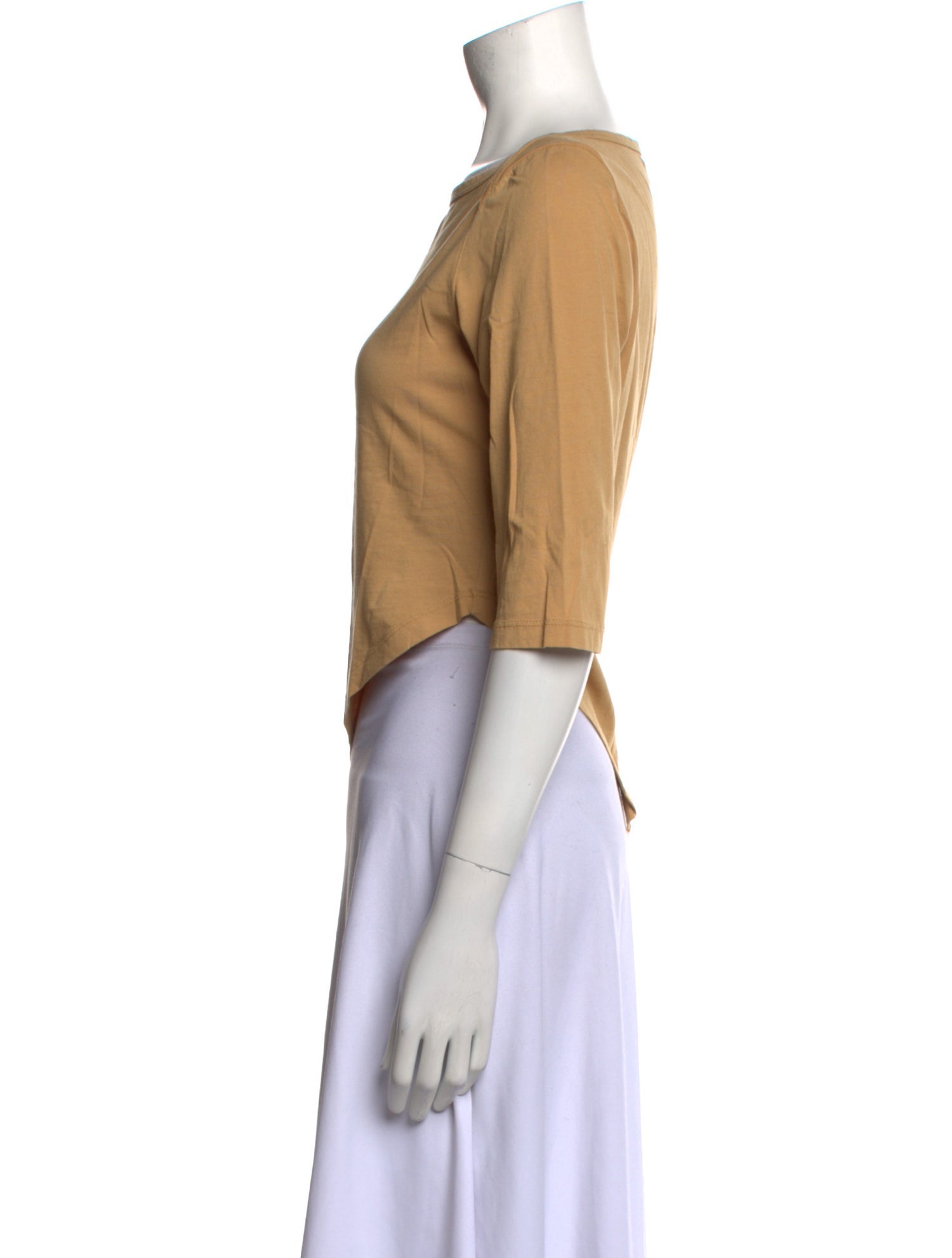 Gimaguas Scoop Neck Short Sleeve Crop Top