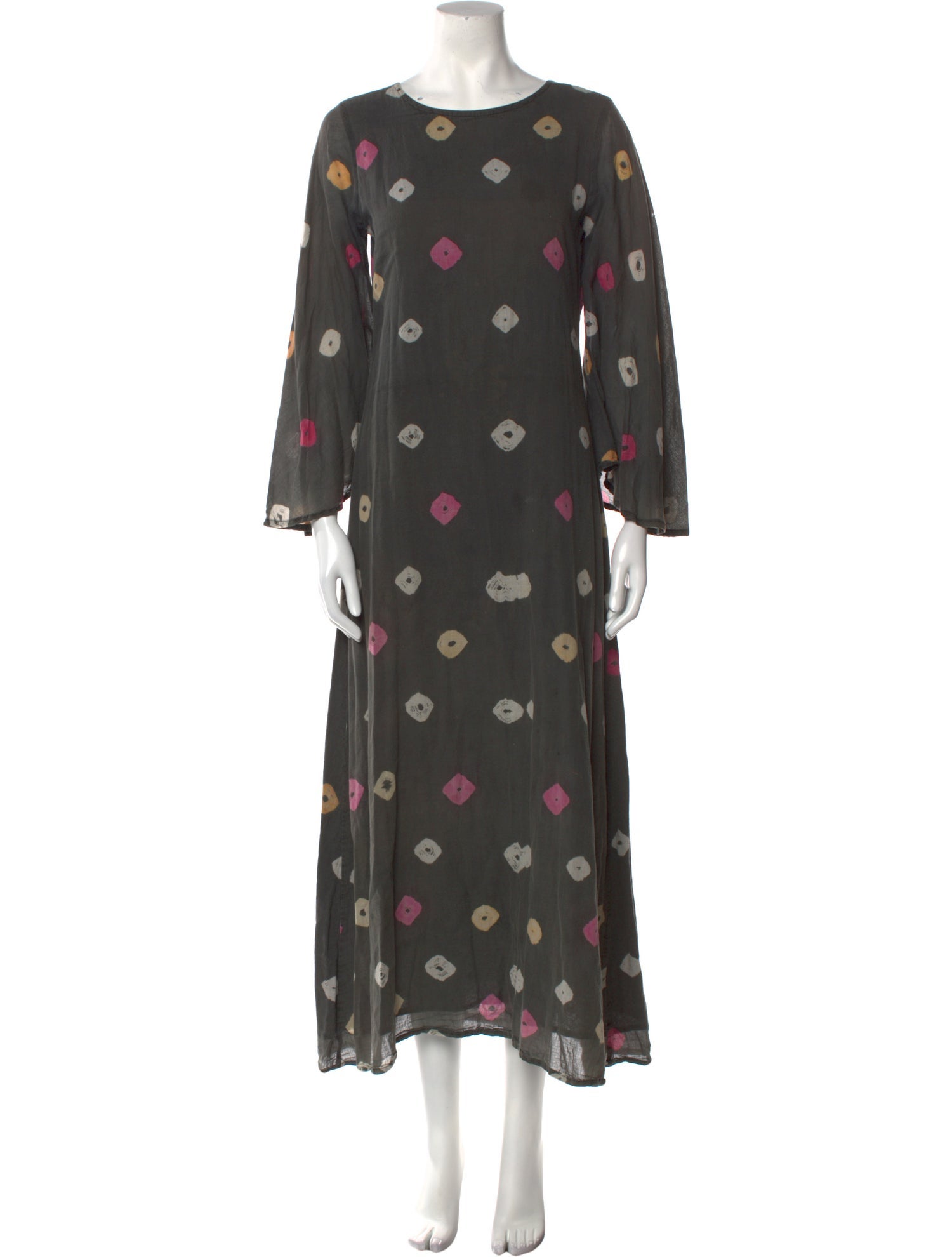 Gimaguas Polka Dot Print Long Dress