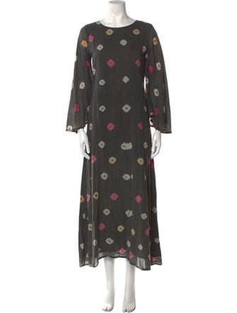Gimaguas Polka Dot Print Long Dress