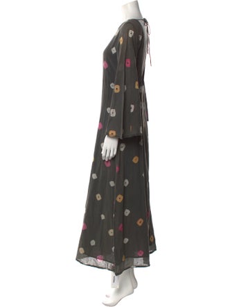 Gimaguas Polka Dot Print Long Dress
