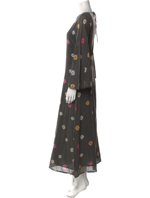 Gimaguas Polka Dot Print Long Dress