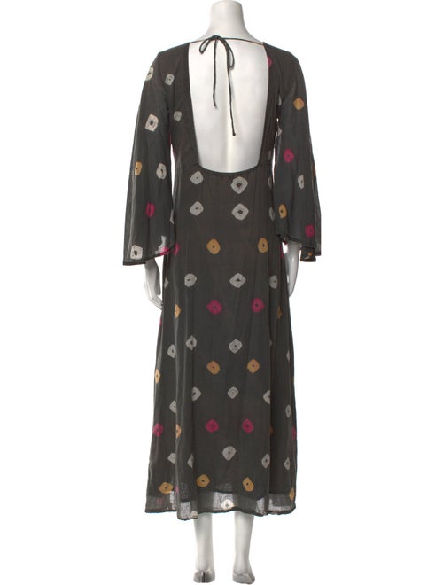 Gimaguas Polka Dot Print Long Dress