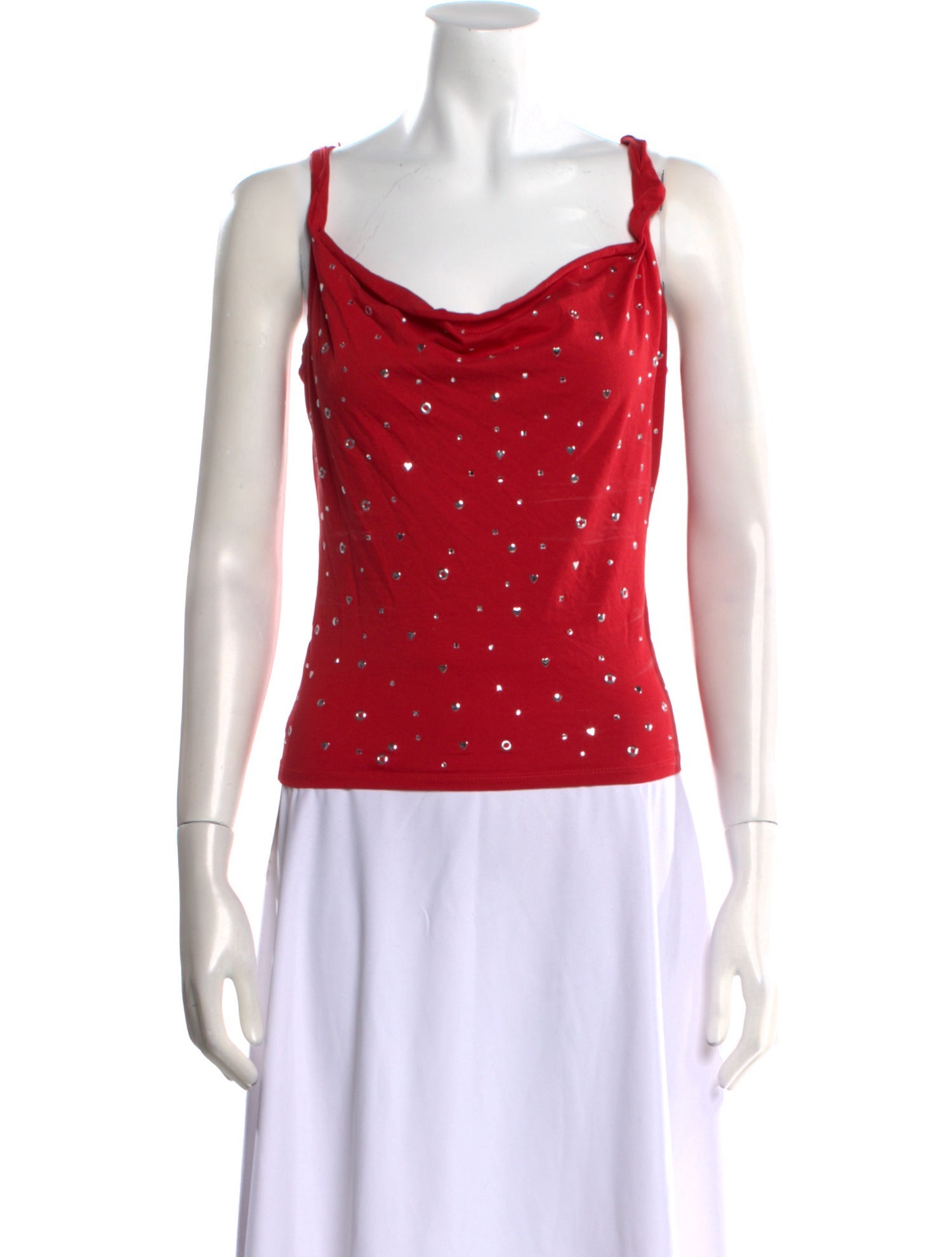 Gimaguas Cowl Neck Sleeveless Top