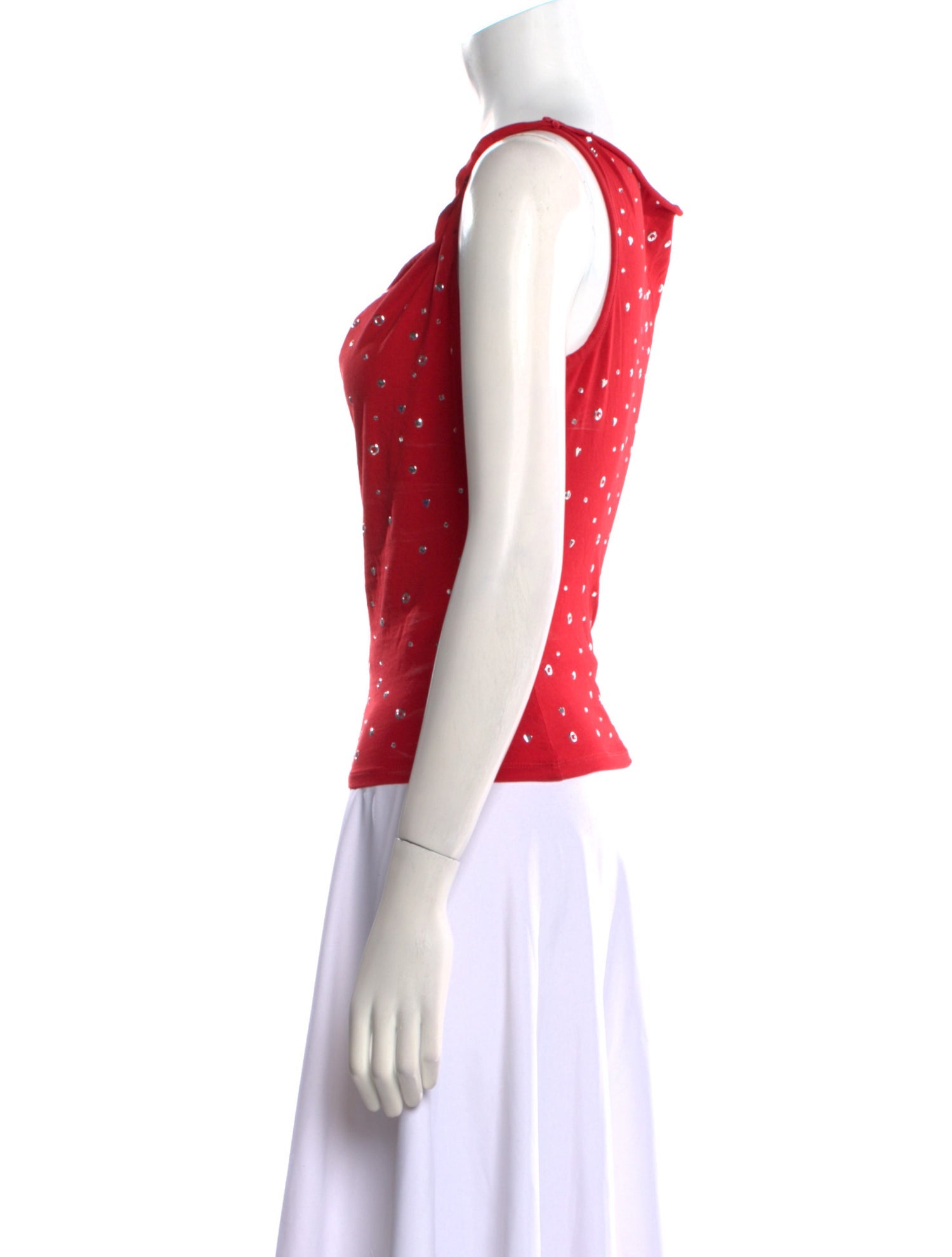 Gimaguas Cowl Neck Sleeveless Top